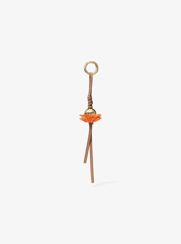 Michael Kors Leather Flower Bag Charm