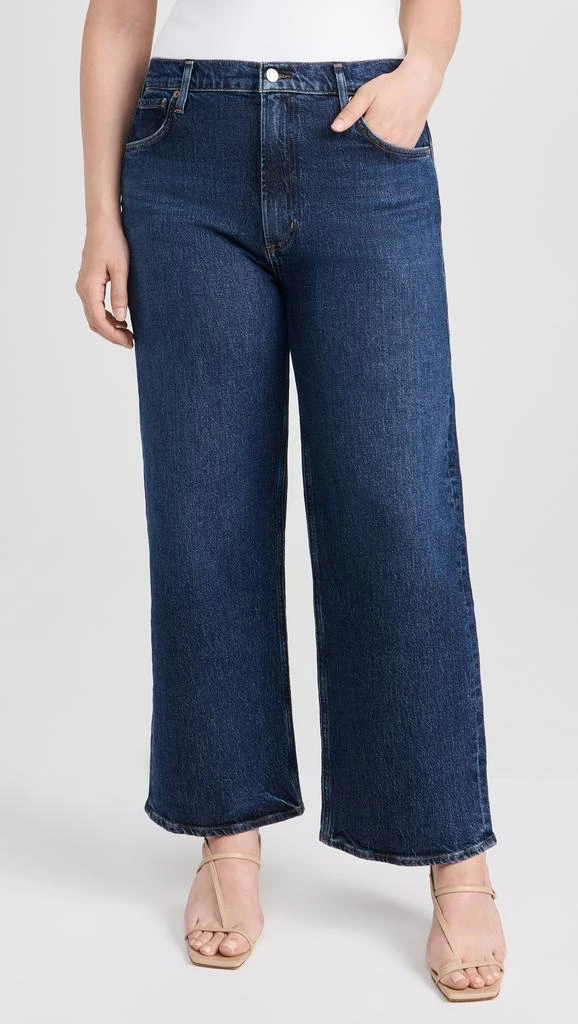AGOLDE Ren: High Rise Wide Leg Jeans 8