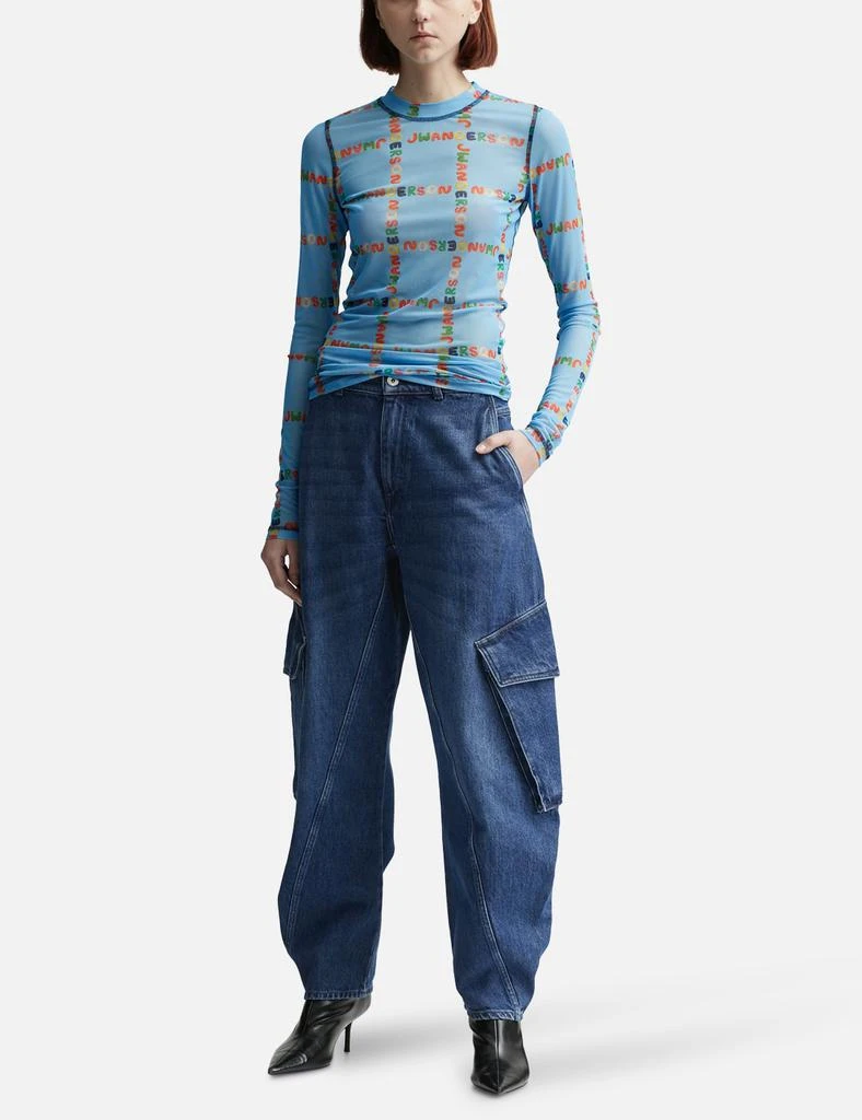 JW Anderson TWISTED CARGO Denim JEANS 4