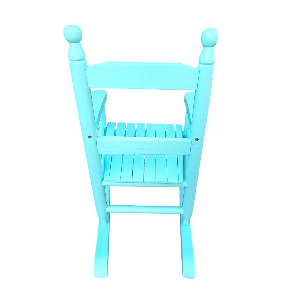 Simplie Fun Children's rocking light Light Blue chair- Indoor or Outdoor -Suitable for kids-Durable 4