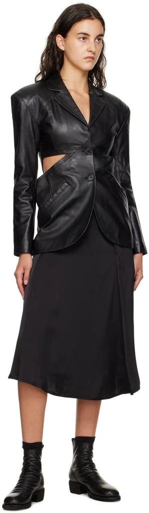 Han Kjobenhavn Black Cutout Leather Jacket 4