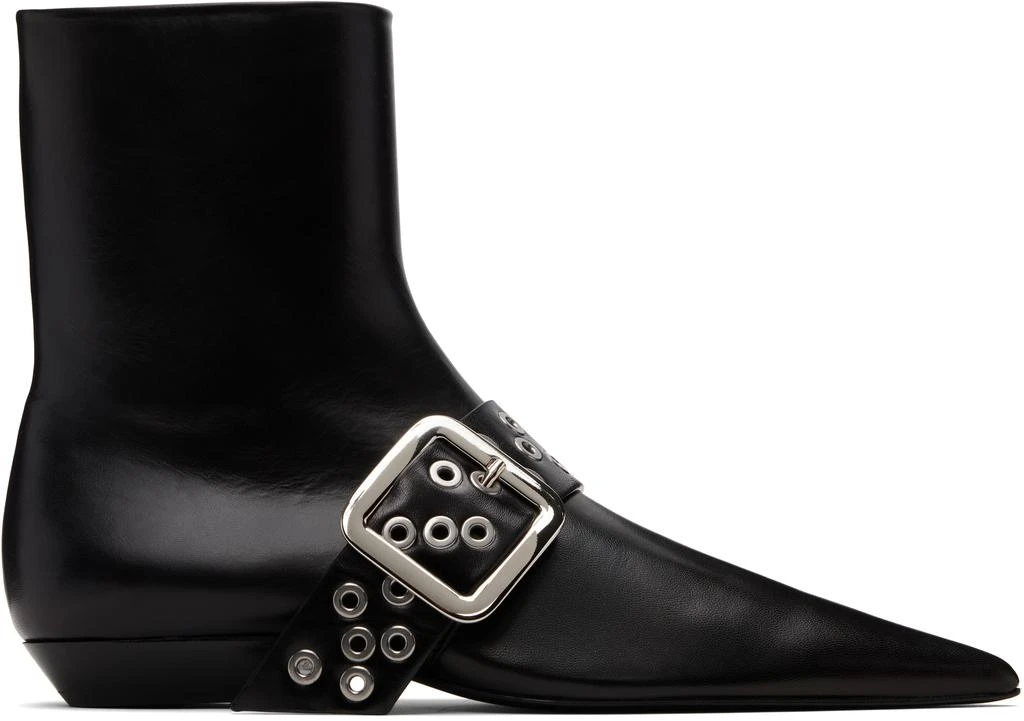 Jil Sander Black Ankle Boots 1
