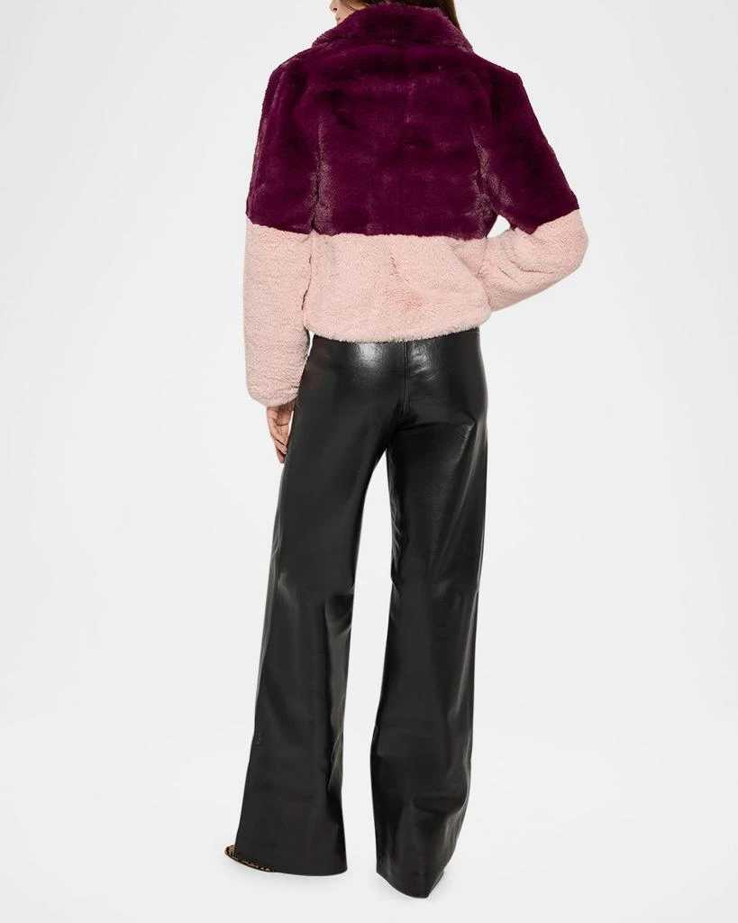 AS by DF Holden Two-Tone Faux Fur Chubby Coat 3