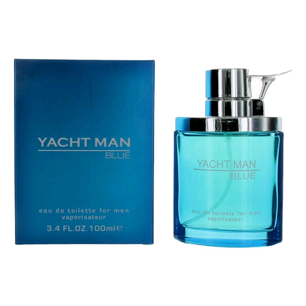 MYRURGIA 2pcs Yacht Man Blue by , 3.4 oz Eau De Toilette Spray for Men
