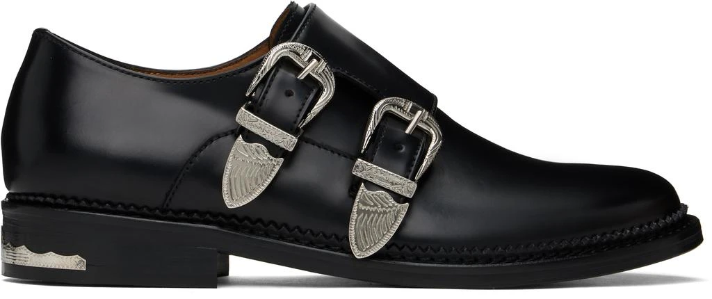 Toga Virilis Black Double Monkstraps 1