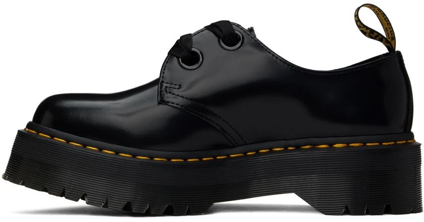 Dr. Martens Black Holly Leather Platform Derbys 3