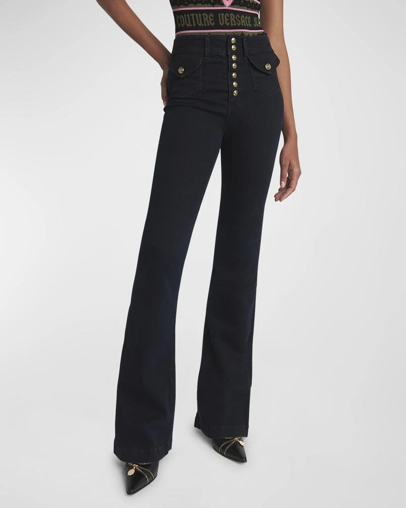 Versace Mid-Rise Bootcut Jeans 7