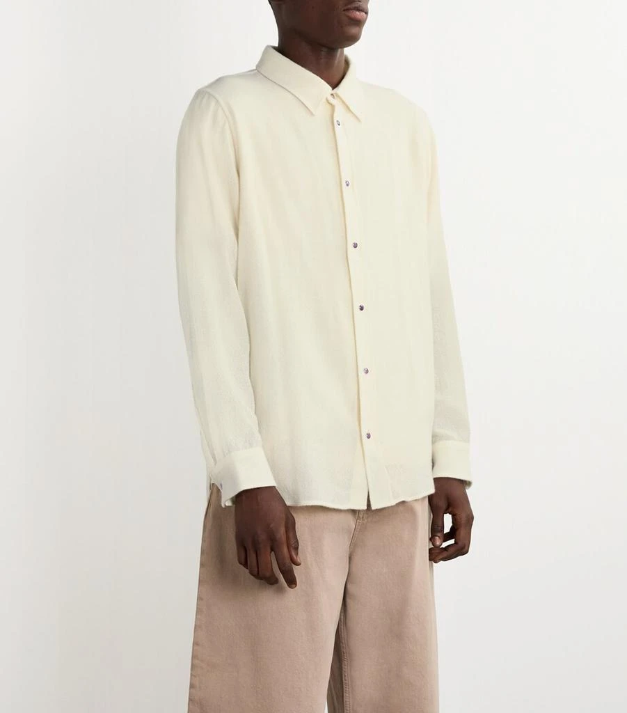 GOD'S TRUE CASHMERE Unisex Cashmere and Amethyst Gauze Shirt 3