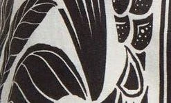 Farm Rio Monochrome Elegance Scarf Print Belted Linen Blend Romper 7