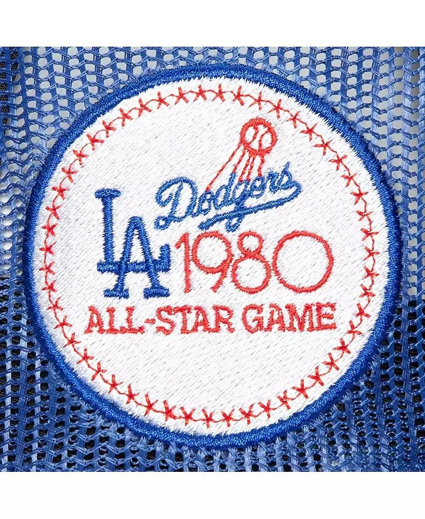 Mitchell & Ness Mitchell Ness Men's Royal Los Angeles Dodgers Rope Trucker Snapback Hat 3