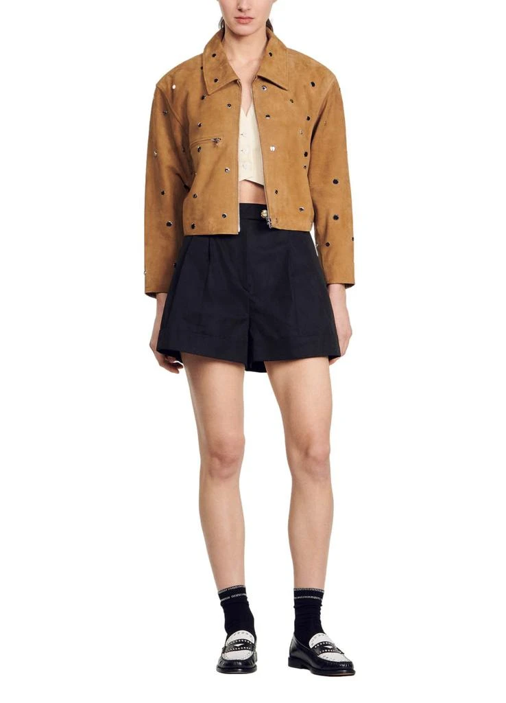 Sandro Studded suede jacket 6