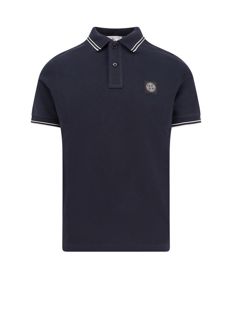 Stone Island Stone Island Logo Patch Short-Sleeved Polo Shirt