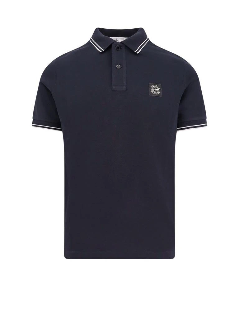 Stone Island Stone Island Logo Patch Short-Sleeved Polo Shirt 1