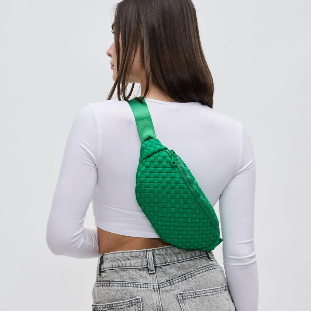 SOL and SELENE Sol And Selene - Women
s Aim High Woven Neoprene Belt Bag 3