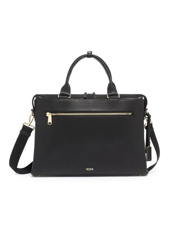 Tumi Cameron Leather Briefcase Bag 1