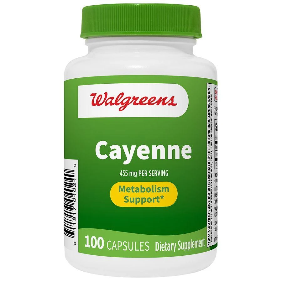 Walgreens Cayenne 455 mg 1