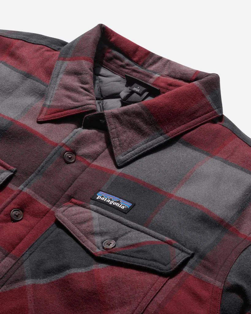 Patagonia Men's Lightweight Insulated Fjord Flannel Shirt William / Ink Black 3