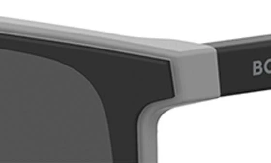 Hugo Boss 57mm Rectangle Sunglasses 2