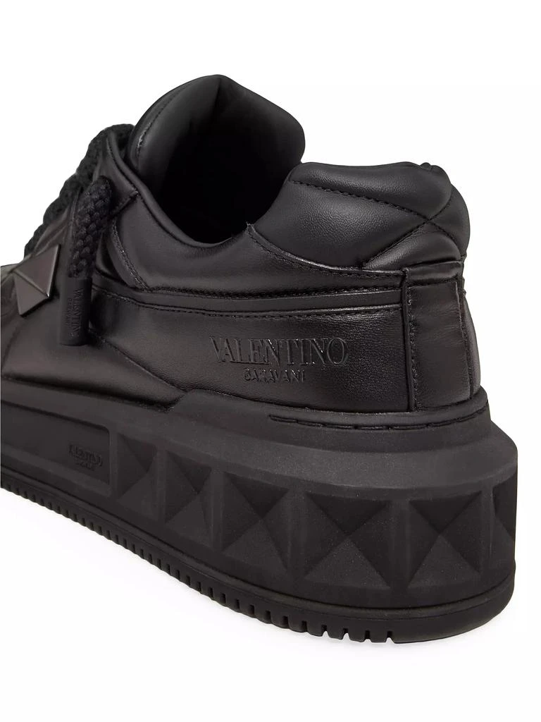Valentino One Stud XL Nappa Leather Low Top Sneakers 5