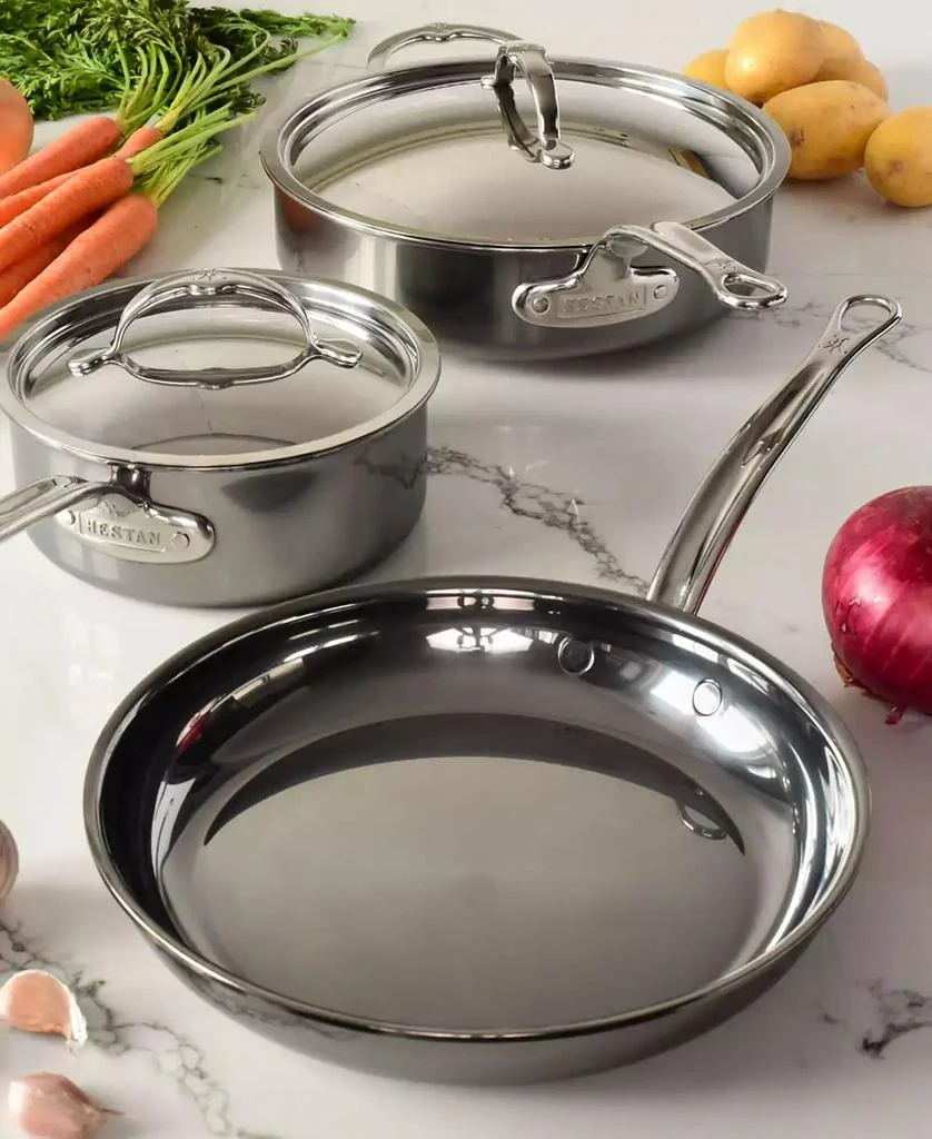 Hestan NanoBond Titanium Stainless Steel 5-Piece Cookware Set 3