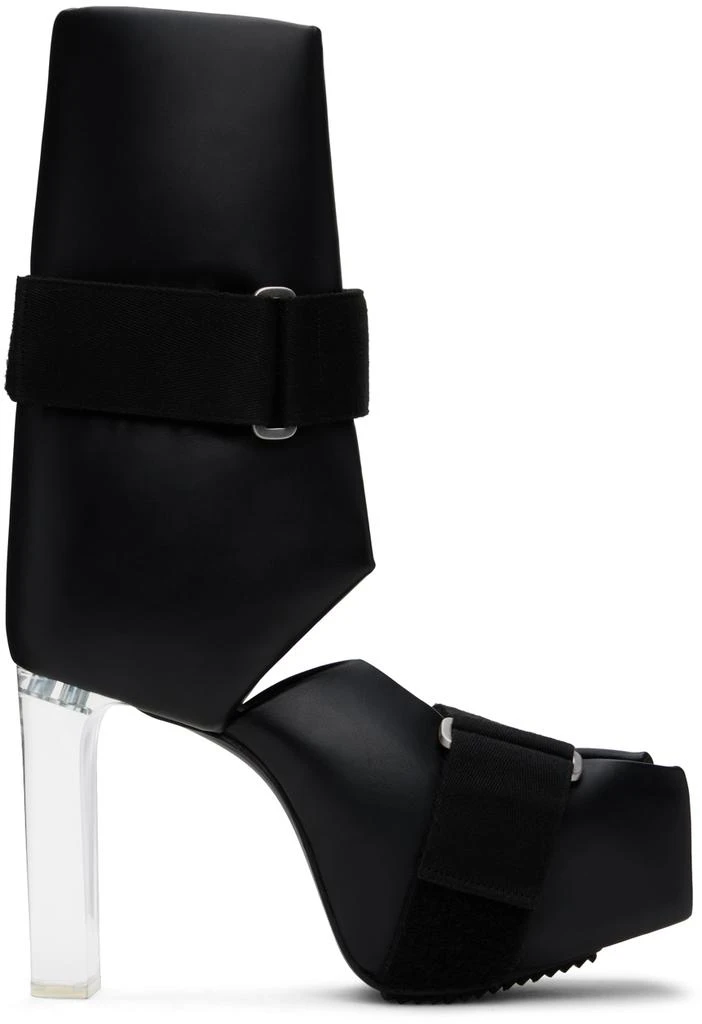 Rick Owens Black Splint Kiss Heels 1