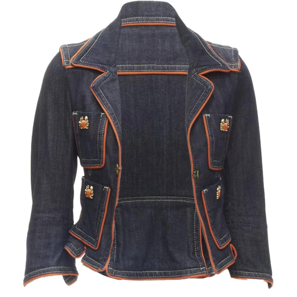 DSQUARED2 crab denim cropped jacket 3