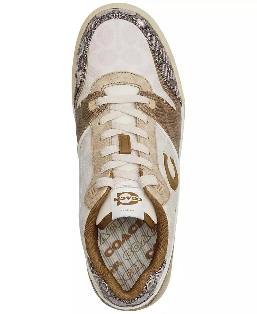 Coach Men's Mixed Signature Soho Round Toe Sneakers 4