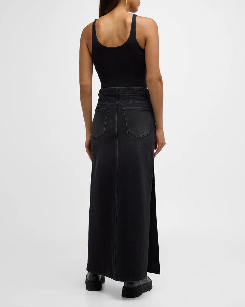 MOTHER The Fun Dip Slice Maxi Skirt 7