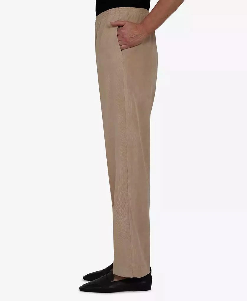 Alfred Dunner Petite Classics Pull-On Corduroy Straight Leg Pants, Petite & Petite Short 4