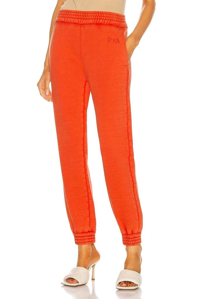 RTA Sydney Sweatpant In Faded Orange 1