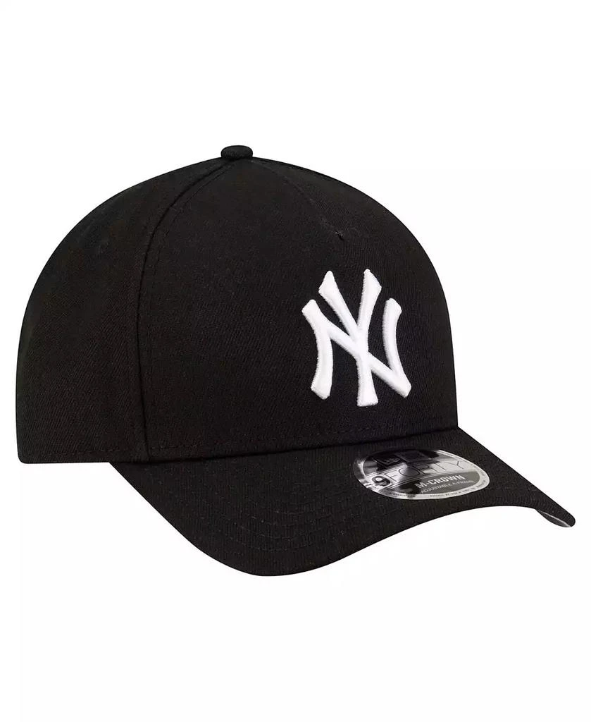 New Era Men's Black New York Yankees Player Replica 9FORTY Adjustable Hat 5