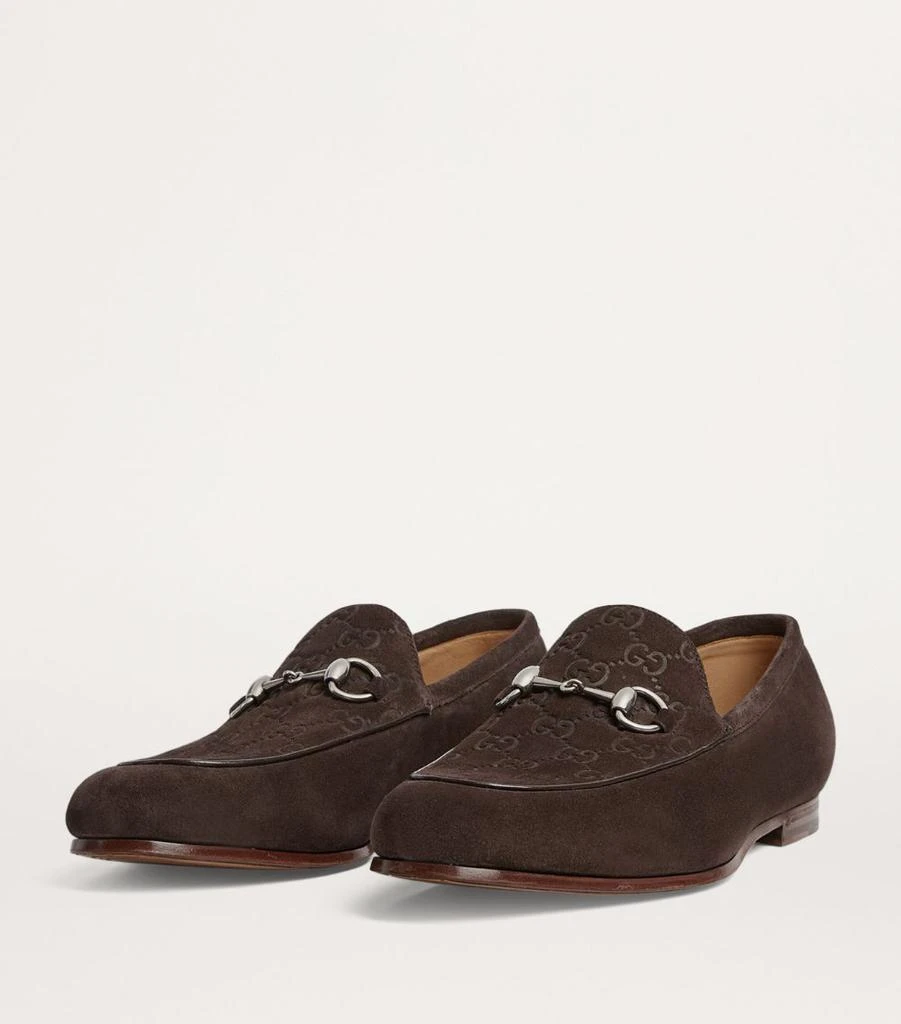 Gucci Suede Horsebit Loafers 6