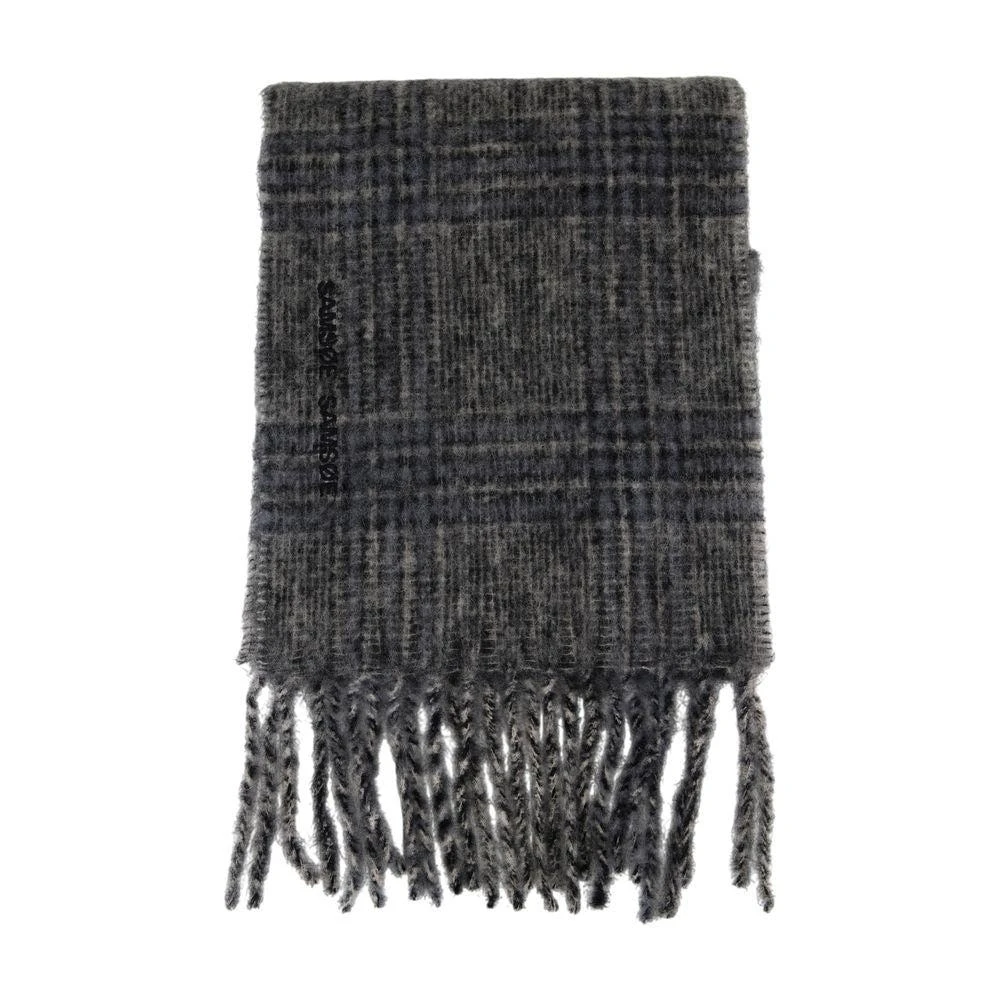 Samsoe Samsoe Alex Scarf - Wool - Grey