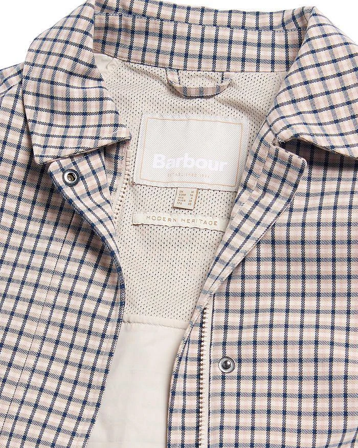 Barbour Check Charlene Zip Front Jacket 6