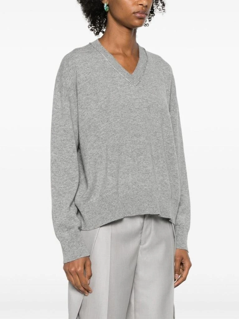 Fabiana Filippi Knitwear With V-Neckline And Relaxed Fit 2