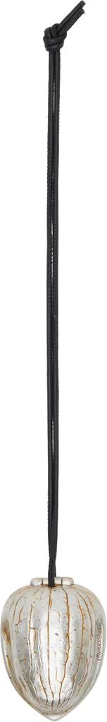 JW Anderson Silver 
Black Walnut Keychain