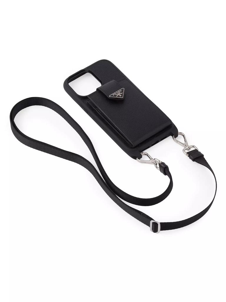 Prada Saffiano Leather Case For Iphone 14 Pro Max - Free