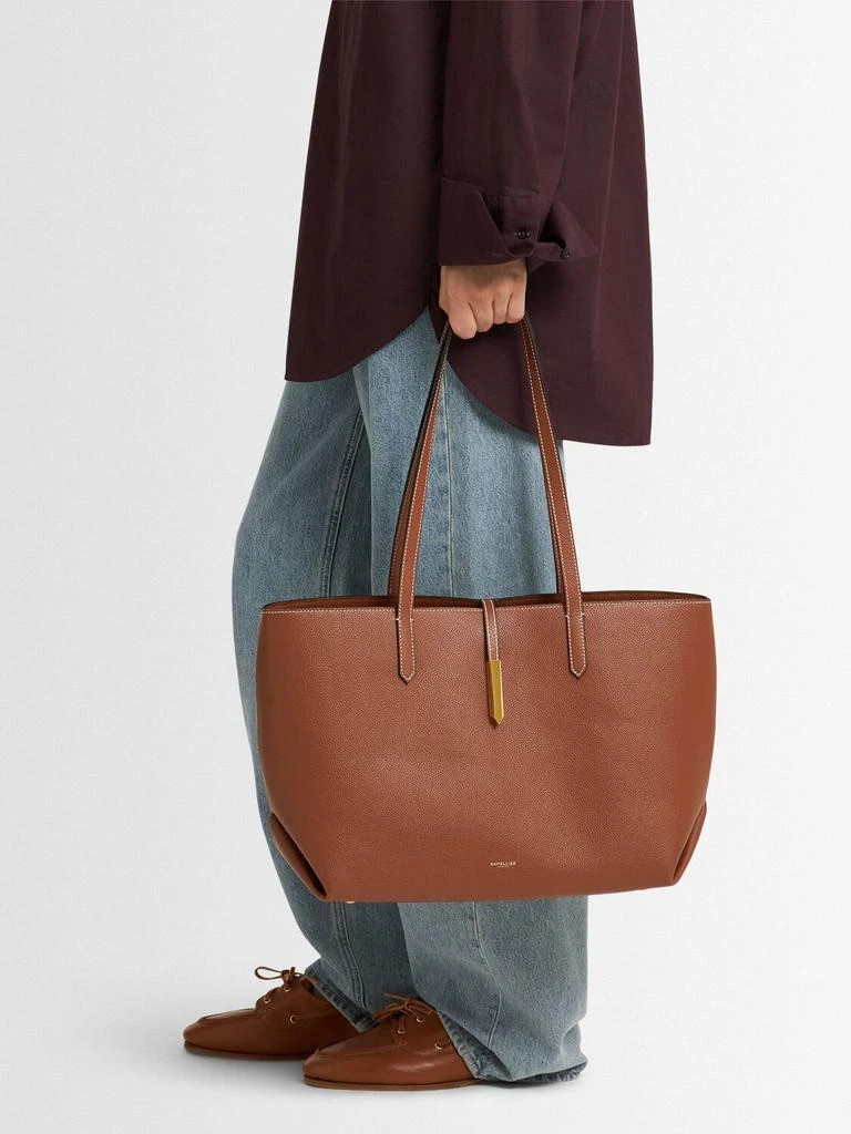 Demellier Tokyo Tote Grain Leather Bag 1