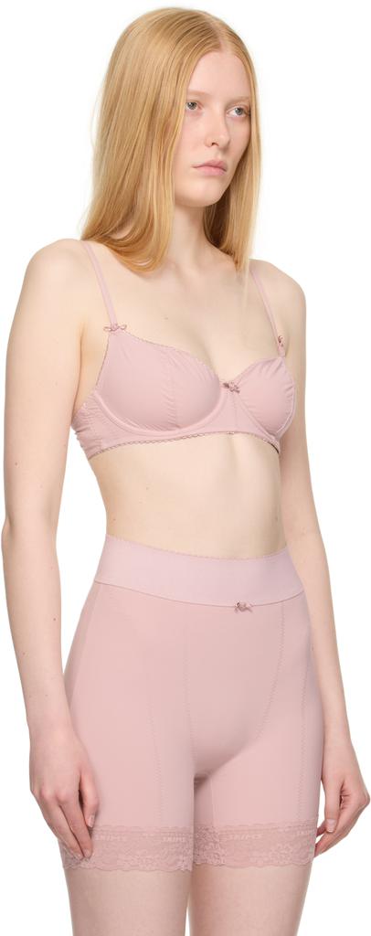 SKIMS Pink Vintage Shapewear Unlined Demi Bra