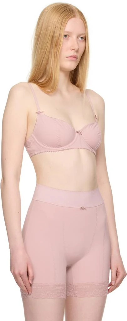 SKIMS Pink Vintage Shapewear Unlined Demi Bra 2