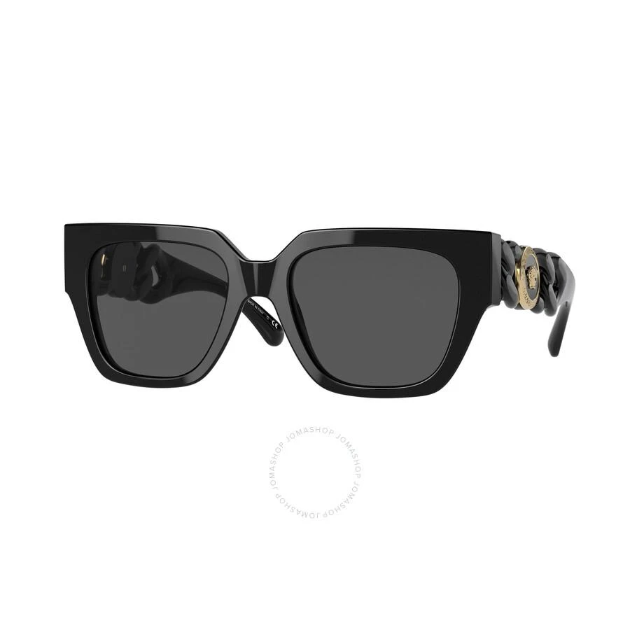 Versace Dark Grey Square Ladies Sunglasses VE4409F GB1/87 53 1