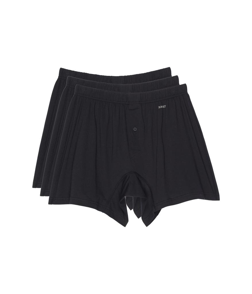2(x)ist 3-Pack Pima Cotton Knit Boxer