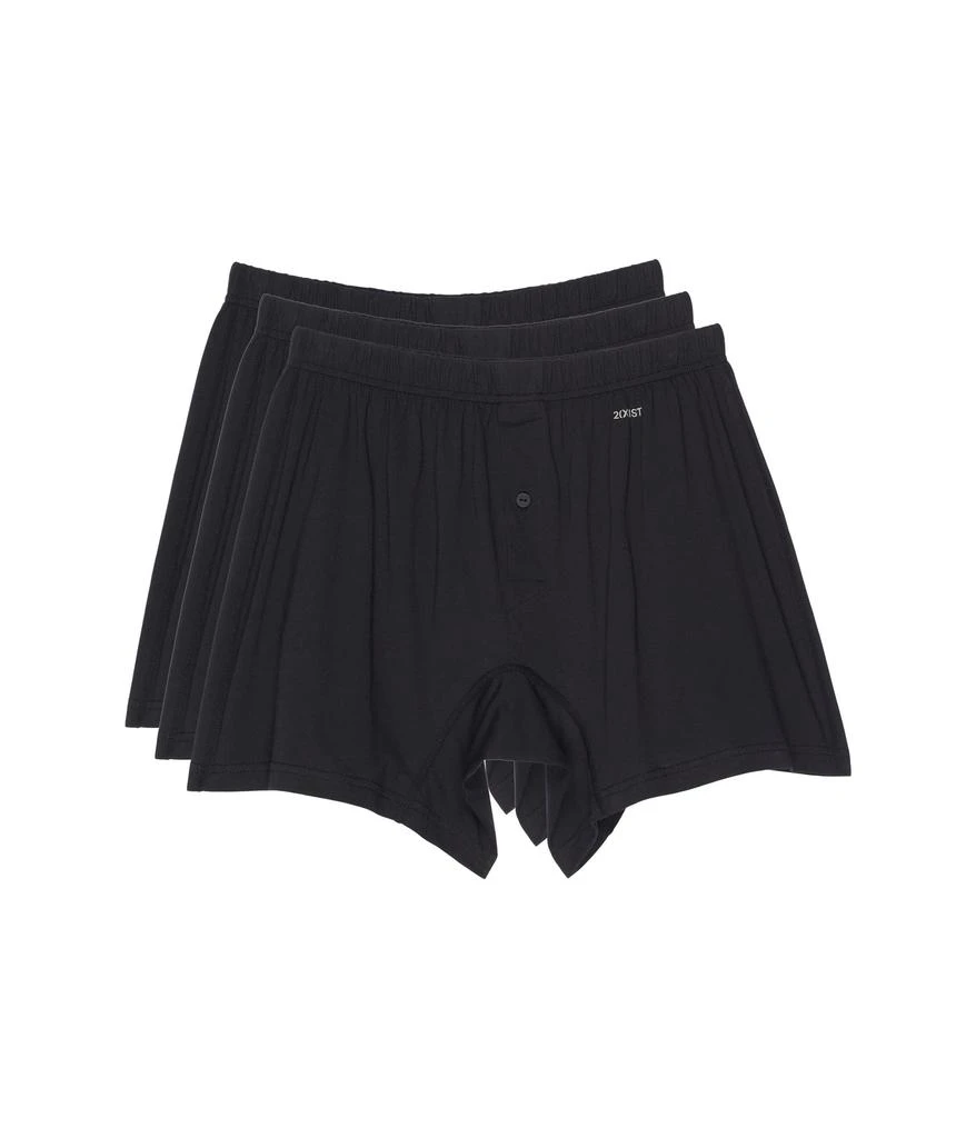 2(x)ist 3-Pack Pima Cotton Knit Boxer 1