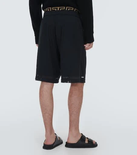 Versace Greca Border mesh shorts 4