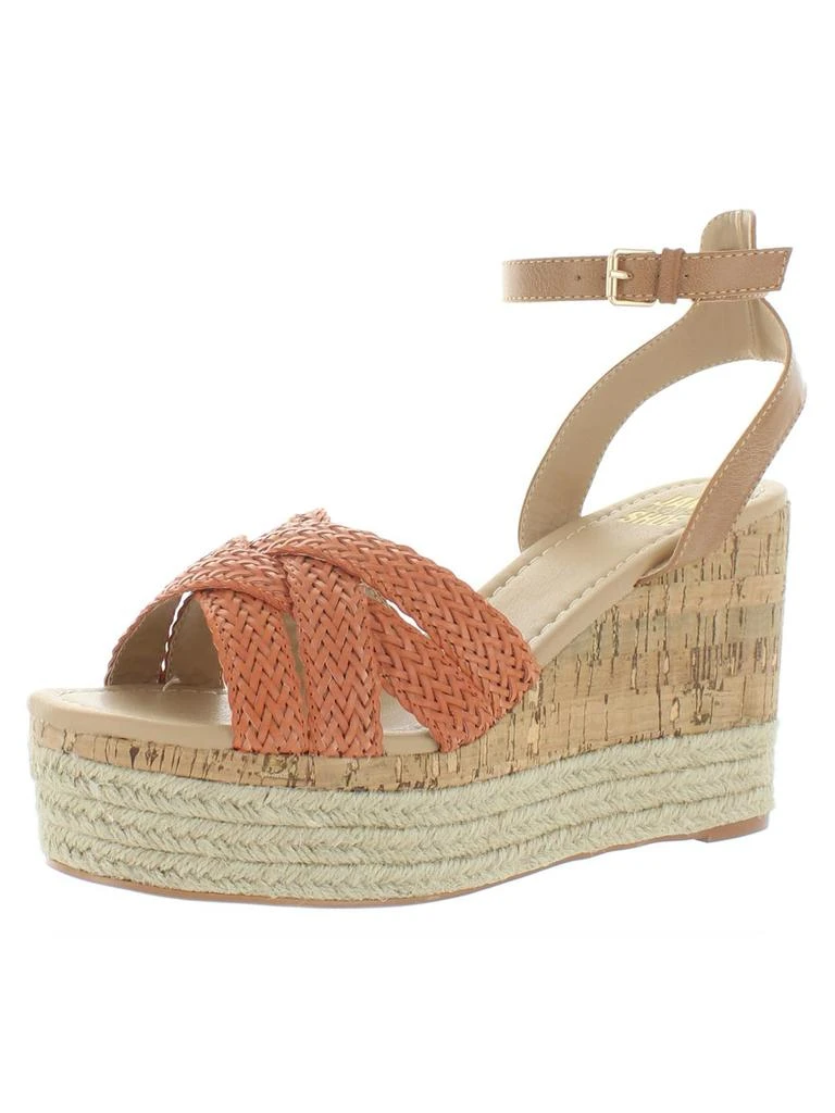 JANE AND THE SHOE Lily Womens Cork Caged Espadrilles 1