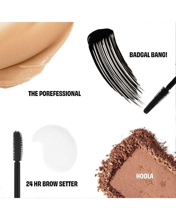 Benefit Cosmetics Mini Mascara, Brow Setter, Bronzer & Primer Set ($62 value) 2
