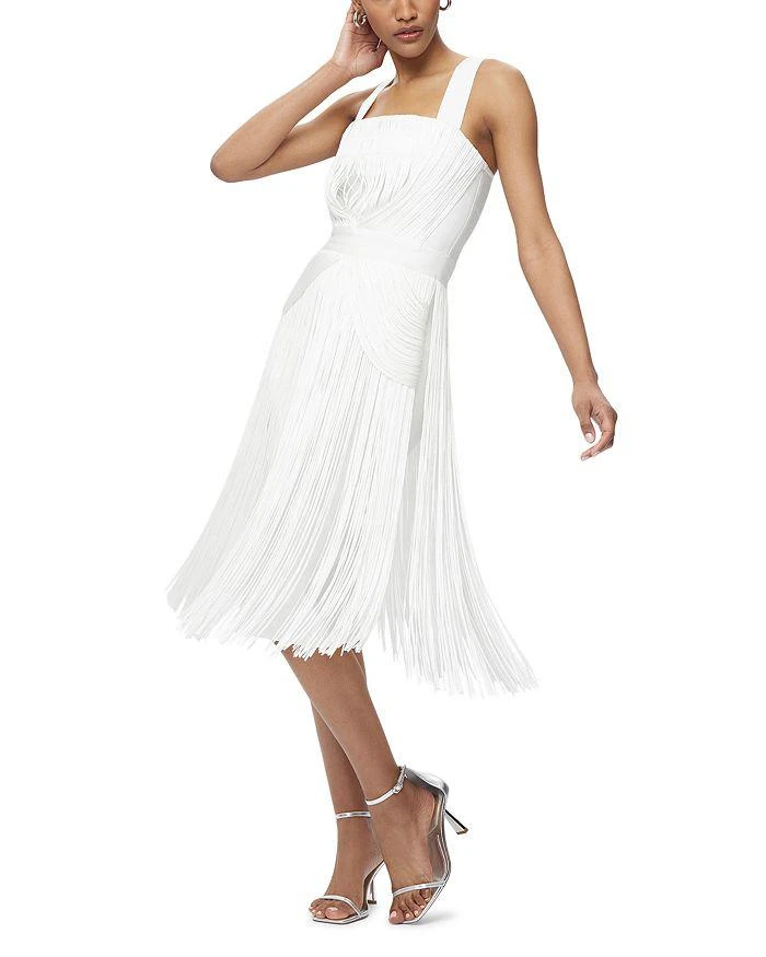 Herve Leger Marion Fringe Dress 6