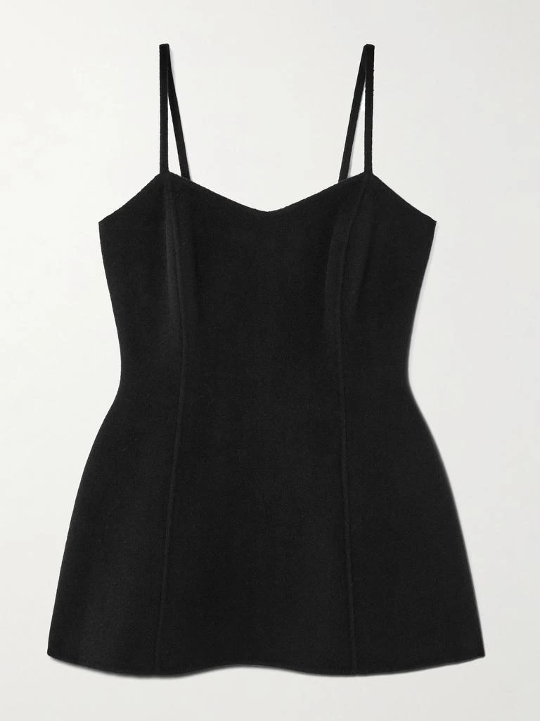 RÓHE Paneled Wool Bustier Top