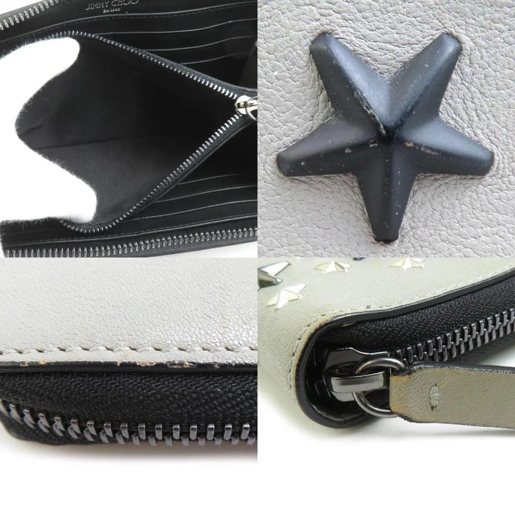 Jimmy Choo Leather Metal Long Wallet (Bi-Fold) (Pre-Owned) 4