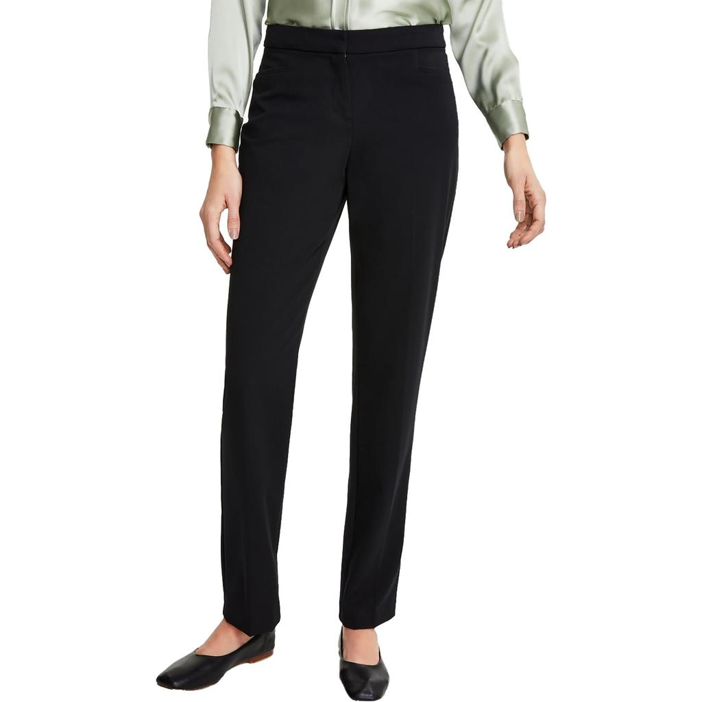 Alfani Womens Modern Slim Fit Straight Leg Pants